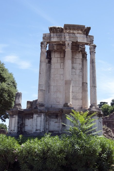 temple vesta, rome