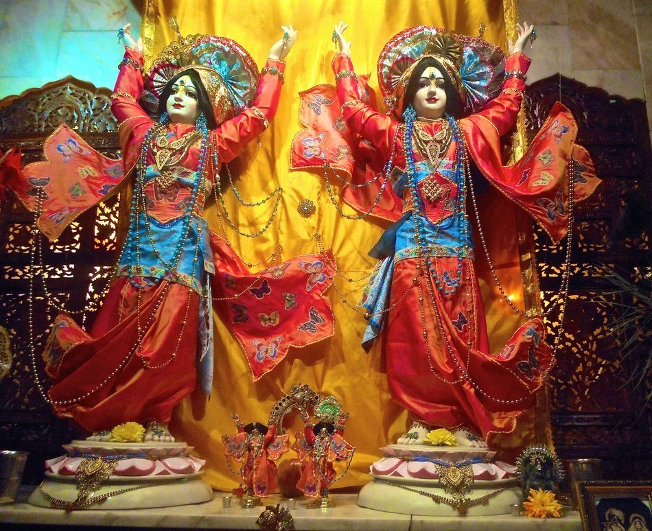 Krishna in the temple