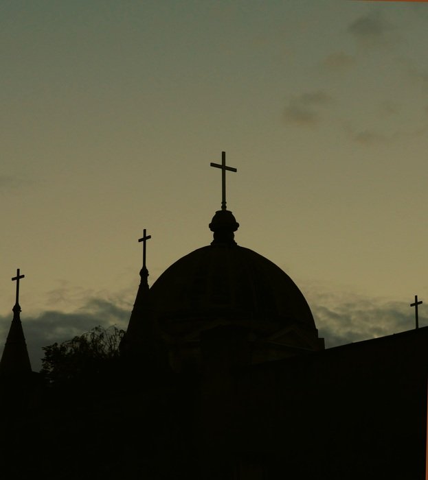 church dark cross