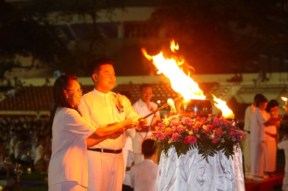 buddhist spiritual flame