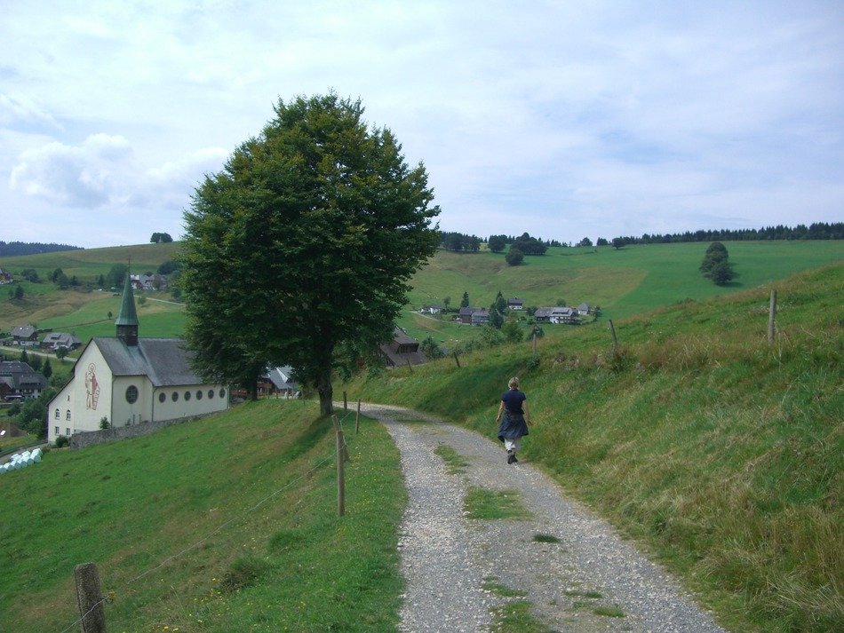 road near church in hofstrund