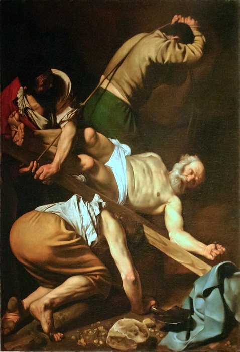 crucifix picture of saint peter