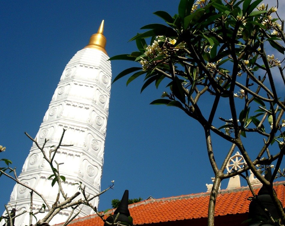 Spire of vihara on bali
