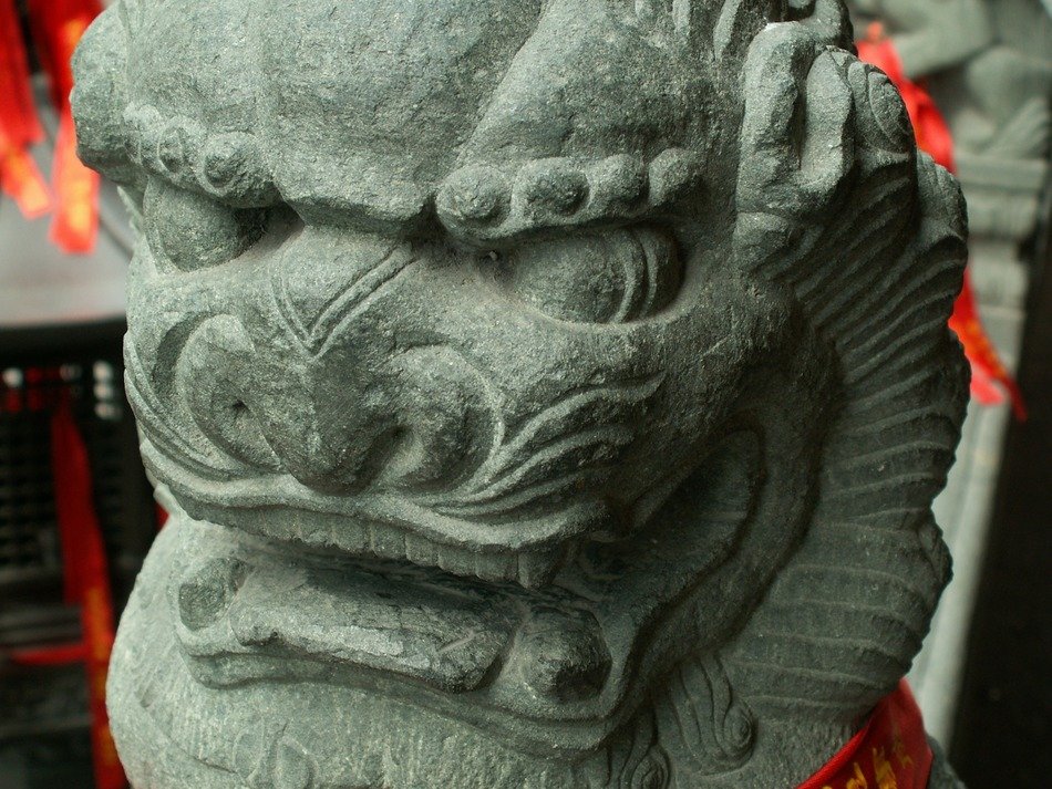 ancient eastern statue