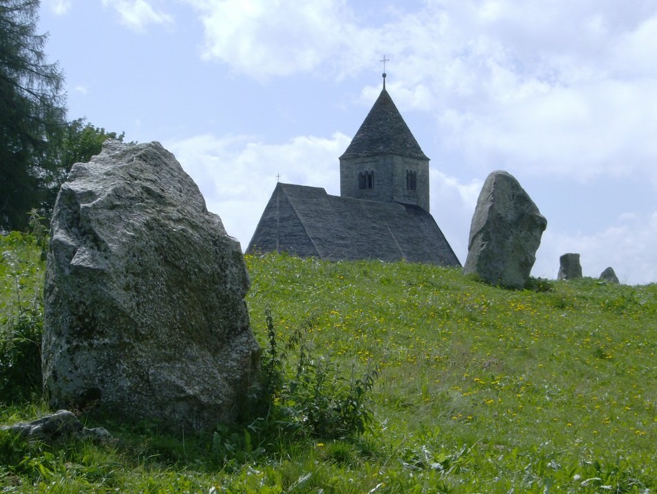 Megaliths near the church