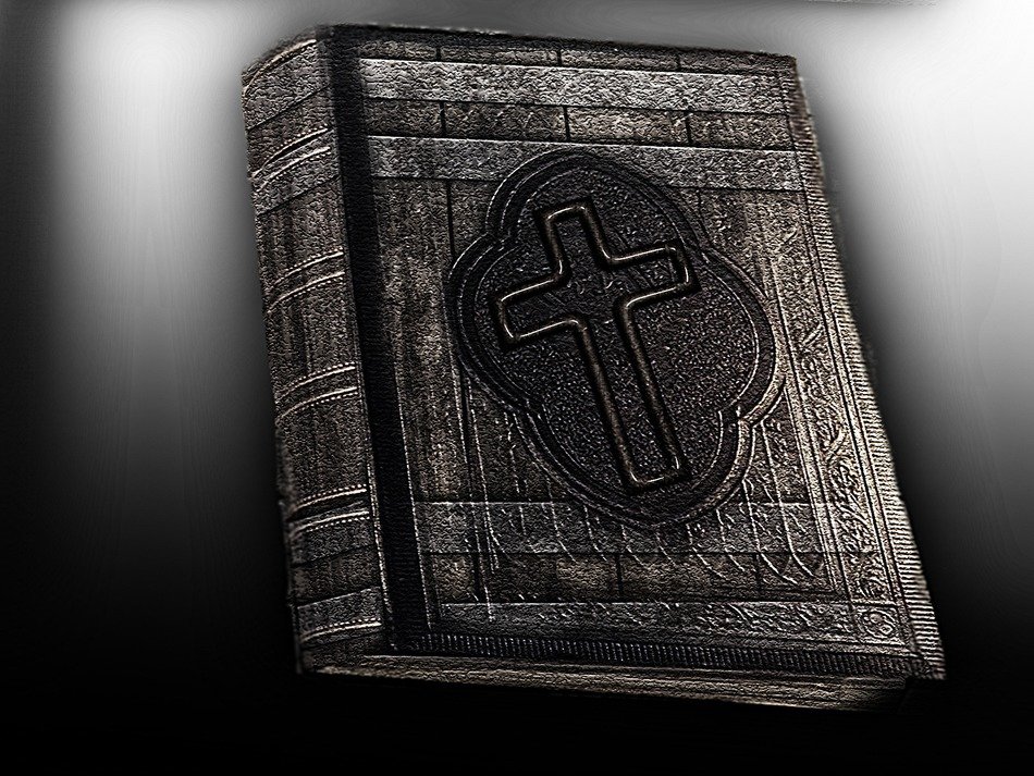 antique book of saints