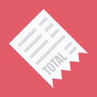 Vector Receipt Icon