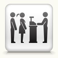 Square Button with Ordering Line