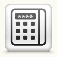 Square Button with Credit Card Machine