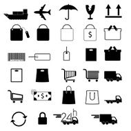 Set of shopping icons N20
