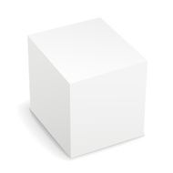 Square Blank White Box