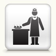 Square Button with Sales Associate