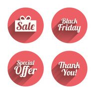 Sale icons Special offer symbols N10