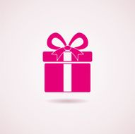 vector gift box icon N2