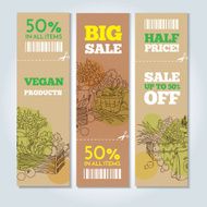 Organic shop banners N2