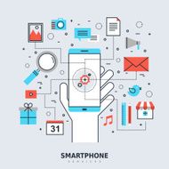 smartphone services concept