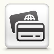 Square Button with Credit &amp; Debit Cards