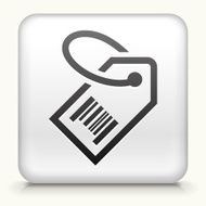 Square Button with Pricetag