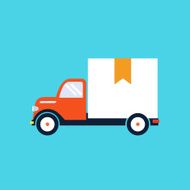 Vector Delivery Truck Icon N4