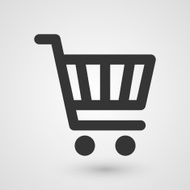 Black basket icon N2