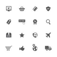 Online shopping icons N13