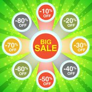 Big Sale Green Poster