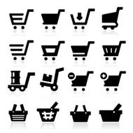 shopping cart icons N20