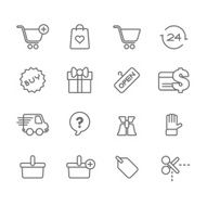 Shopping and Logistics - Simple Icons N4