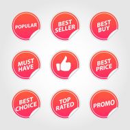 Best Seller labels N2