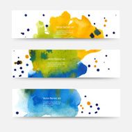 Set of abstract banners N16