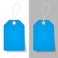 Blue price tags