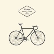 Vintage Bicycle Vector N2