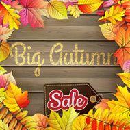 Autumn Big Sale typography poster EPS 10 N2