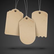 open blank brown notebook over black N2