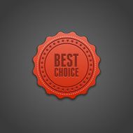 Vintage best choice tag vector design elements N2