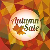 Autumn sale poster N9