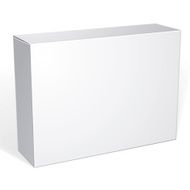 Package white box design isolated on background template N4