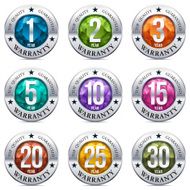 Warranty Seal Chrome Badge