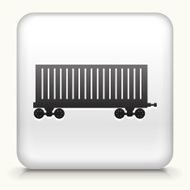 Square Button with Train Shipping