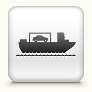 Square Button with Boat Shipping Cars