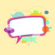 Communication concept with speech bubbles N2