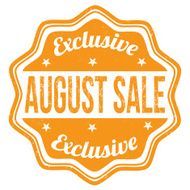August sale stamp N8