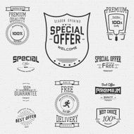 Top quality badges logos and labels for any use