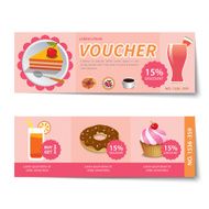 bakery voucher discount template design N2