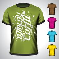 T-shirt set with Corfu summer holiday illustration N2
