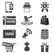 Shopping business icon N3