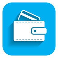 Wallet with credit card