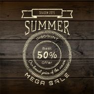 Summer sale badges logos and labels for any use N7
