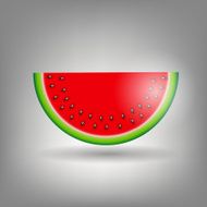 watermelon icon vector illustration