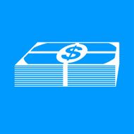 Flat icon of money N7
